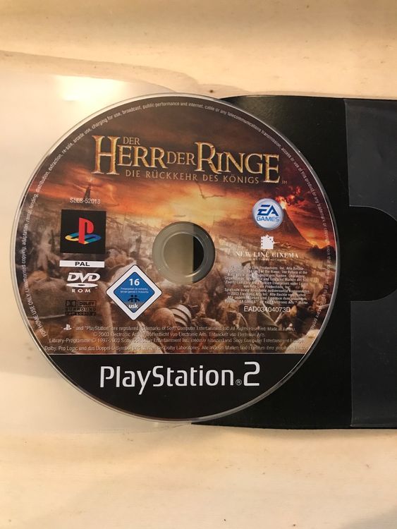 Der herr der ringe Rückkehr des königs ps2 Kaufen auf Ricardo