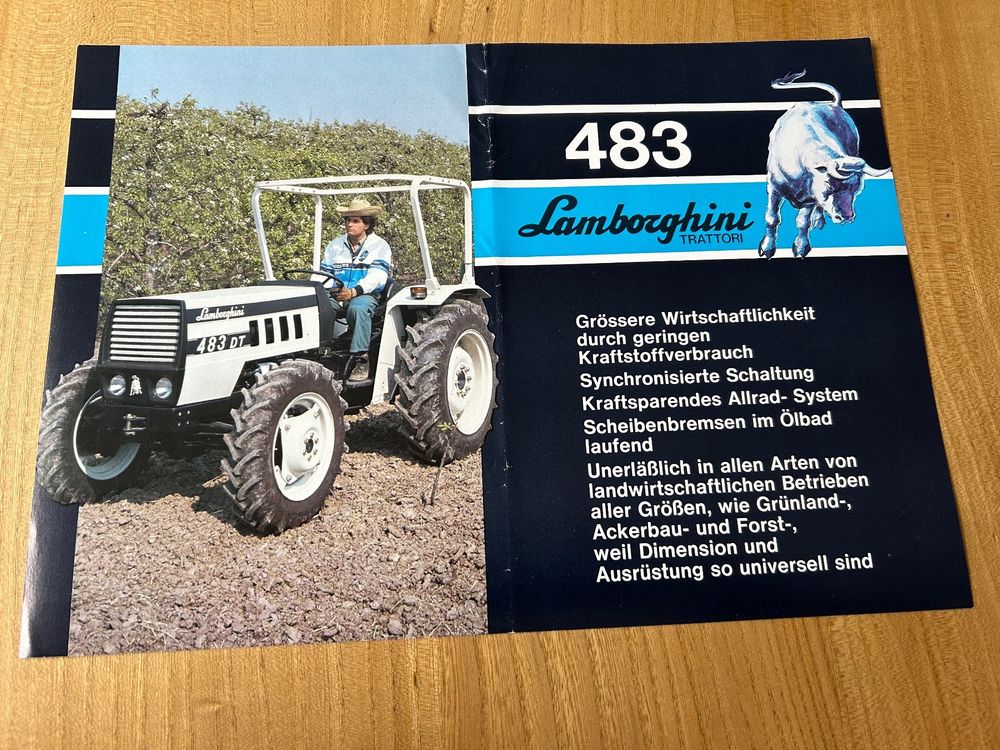 Originaler Lamborghini Traktoren Prospekt Kaufen Auf Ricardo