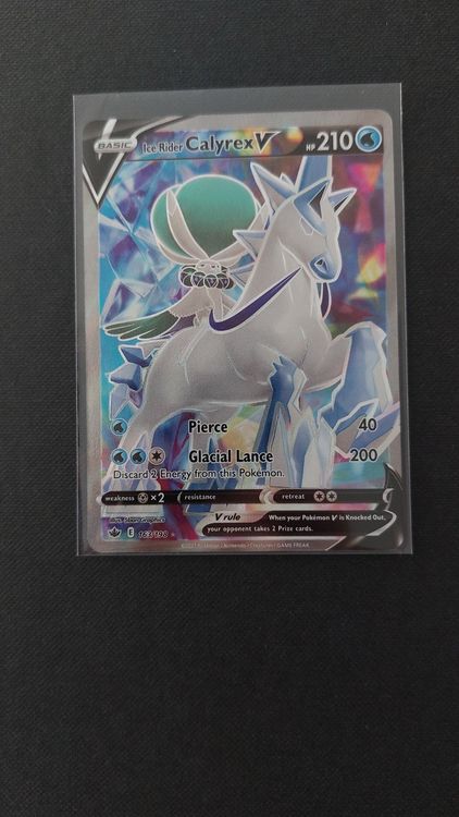 Ice Rider Calyrex V Fullart Chilling Reign Kaufen Auf Ricardo