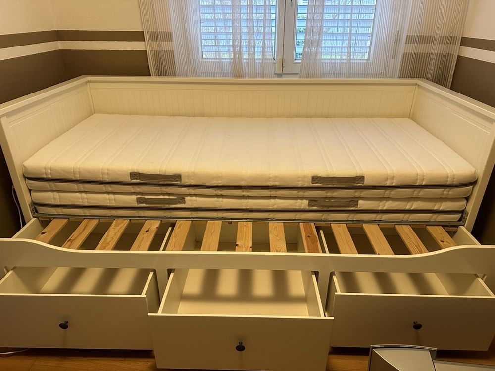 Ikea Hemnes Tagesbett Ausziehbar Inkl Matratzen Kaufen Auf Ricardo