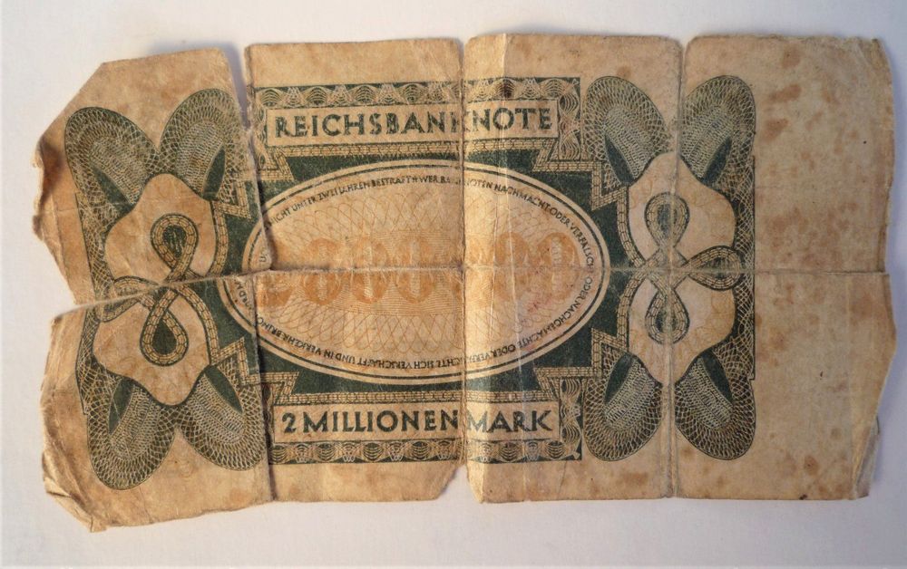 2 Millionen Mark Reichsbanknote Kaufen Auf Ricardo