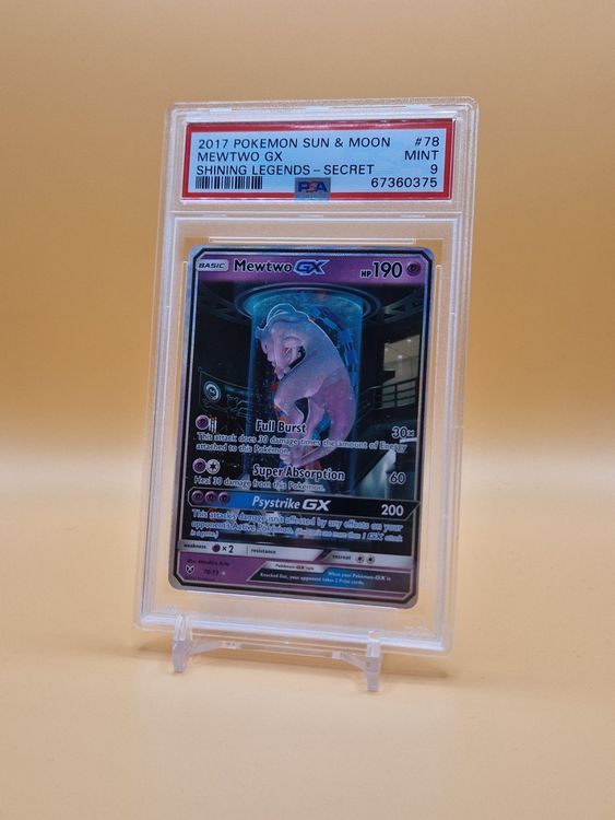 Mewtwo Gx Full Art Shining Legends Psa Mint Kaufen Auf Ricardo