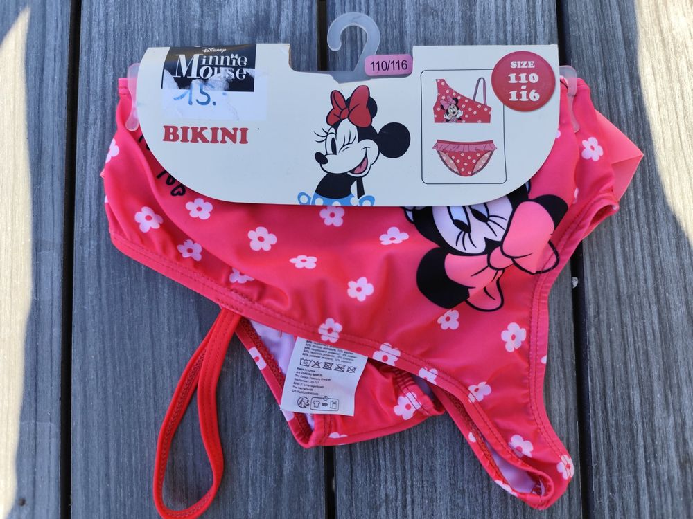 Bikini Minnie Mouse Mädchen Gr Neu und originalverpackt in