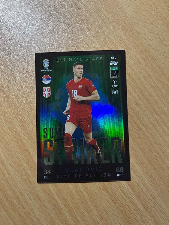 Topps Match Attax Euro Limited Edition Vlahovic Kaufen Auf Ricardo