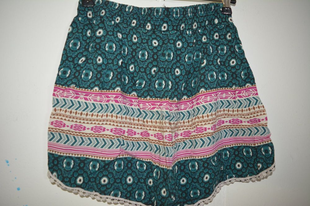 Shorts Hose Kurz Sommer GR M L Hippie Indianer Maori Boho Acheter Sur