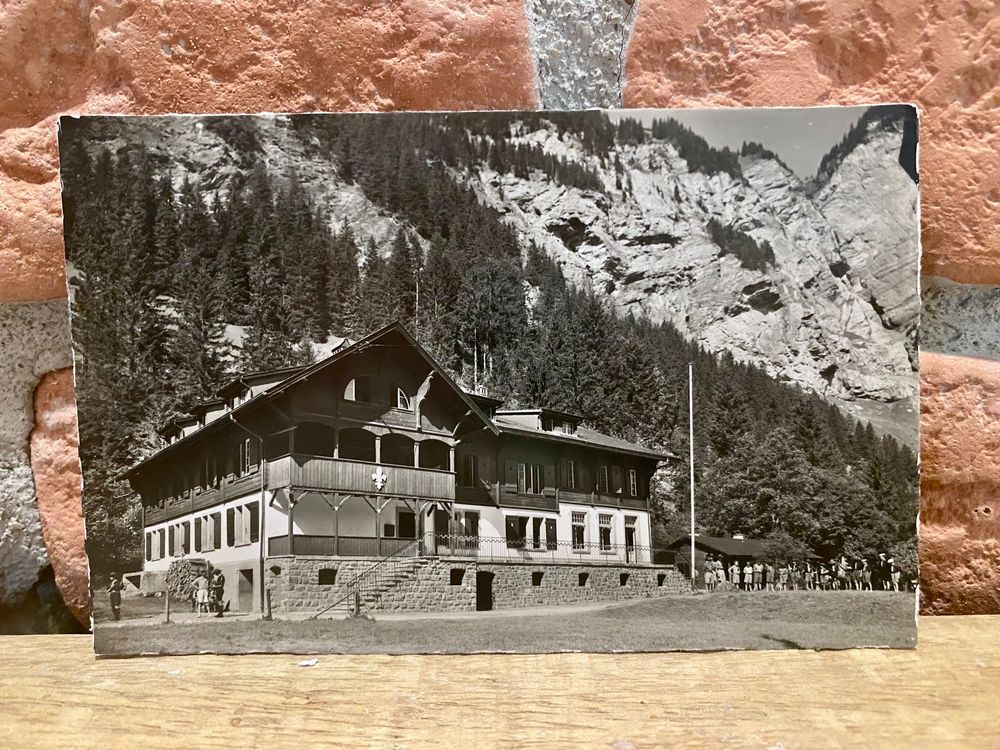 Alte Foto Ak Kandersteg Internationales Pfadi Heim Kaufen Auf Ricardo