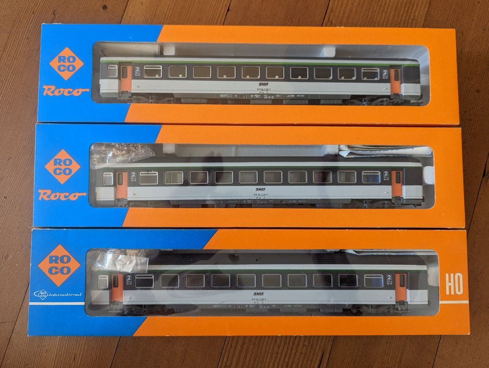 Roco SNCF Corail 2 Klasse 3 Wagen Inkl OVP Kaufen Auf Ricardo