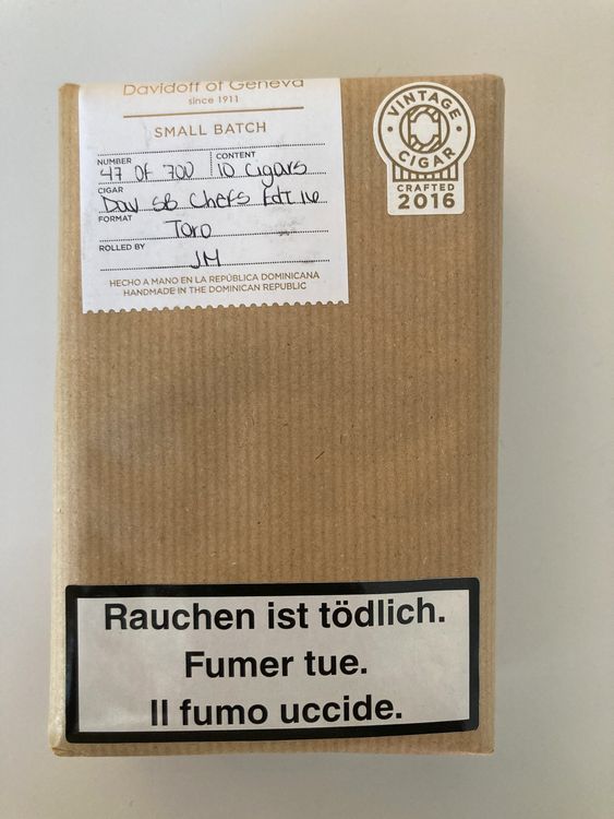 Davidoff Small Batch Chefs Edition Kaufen Auf Ricardo