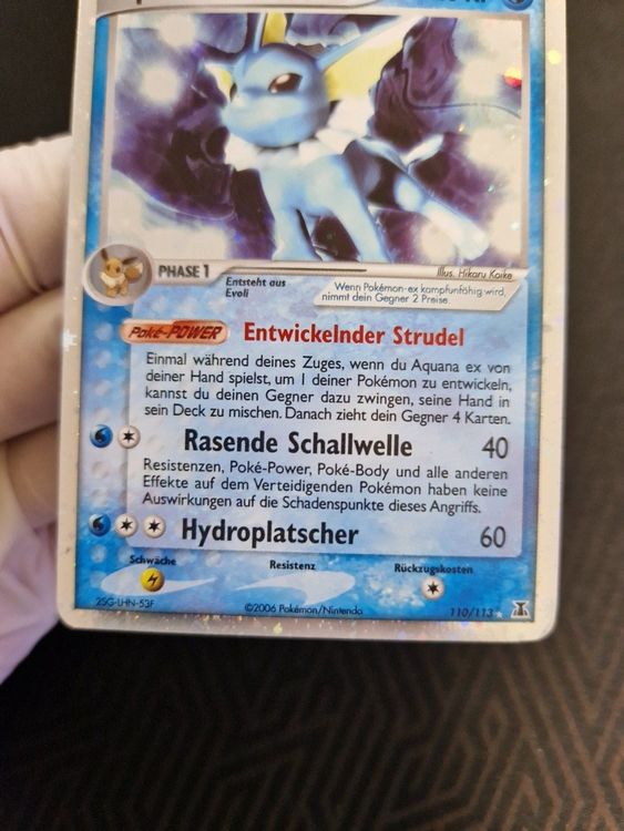 Aquana Vaporeon Ex Delta Species Pokemon Karte Kaufen Auf Ricardo