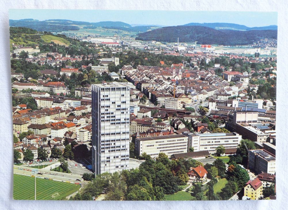 AK WINTERTHUR ZH Teilans Mit SULZER Hochhaus Flugaufnahme Kaufen