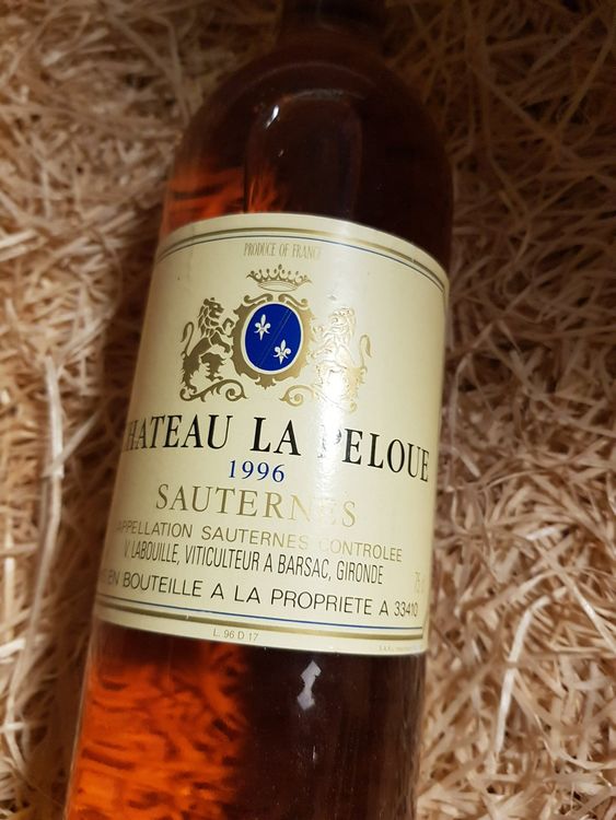 Château de la Peloue 1996 Sauternes Acheter sur Ricardo