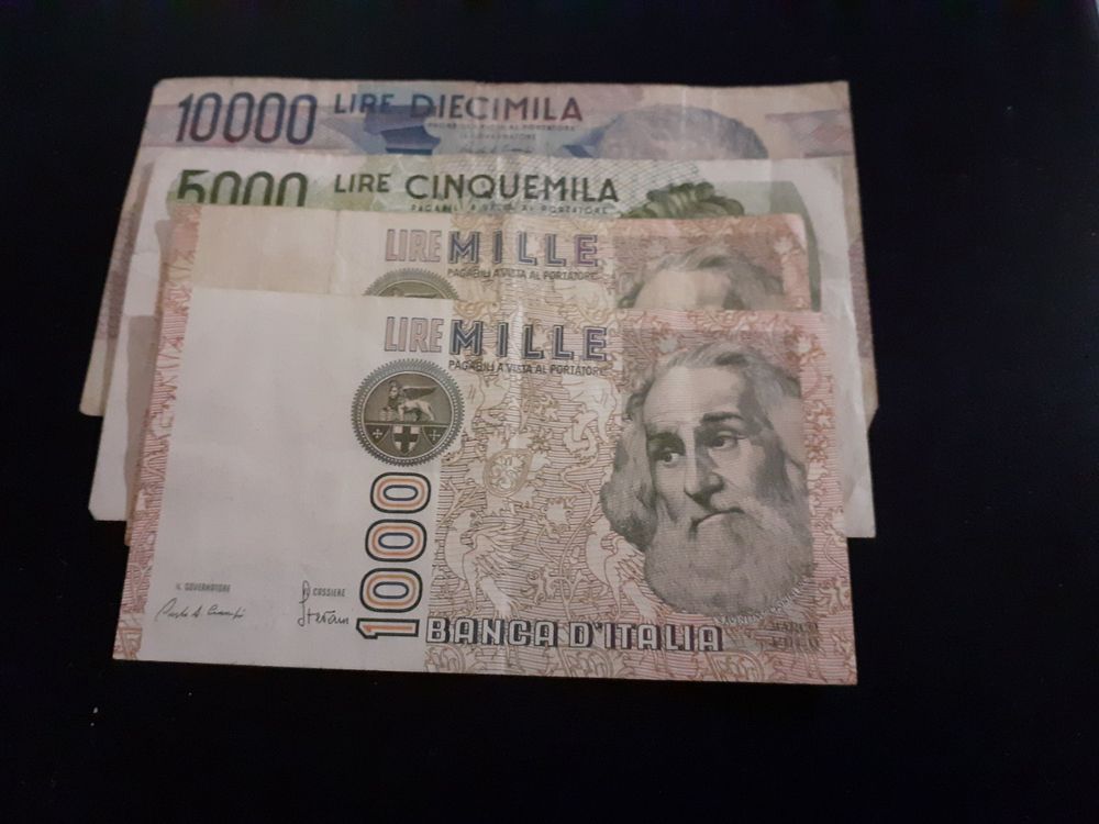 Alte Italienisch Banknoten 1000 5000 Und 10000 Lire Kaufen Auf Ricardo