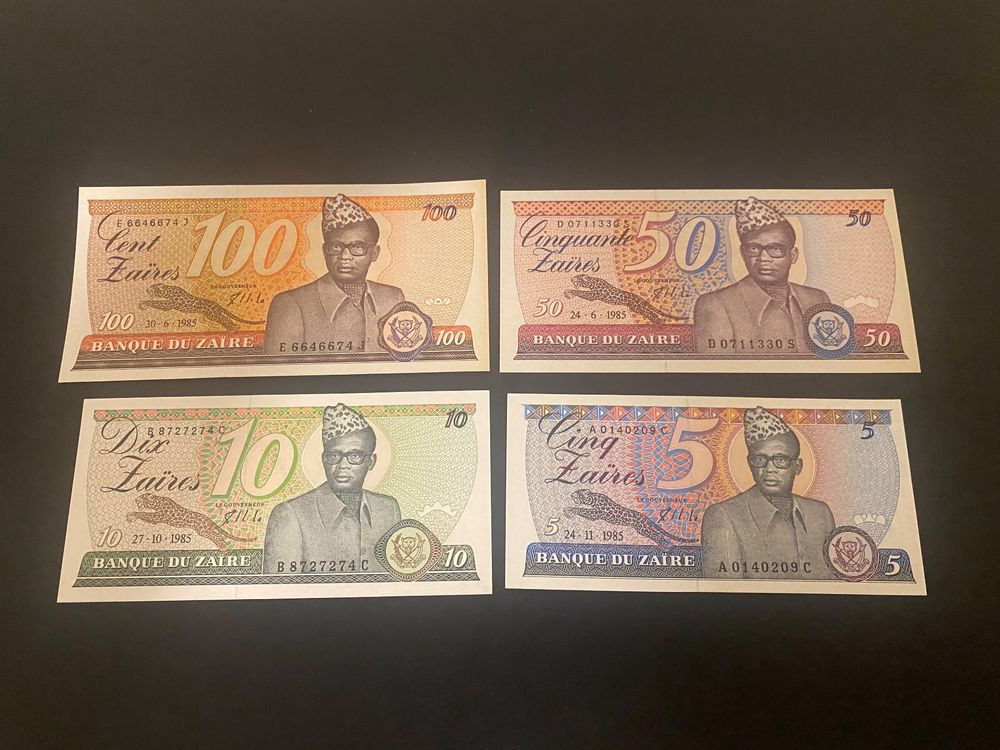 4 Verschiedene Banknoten Alle Bankfrisch Kaufen Auf Ricardo