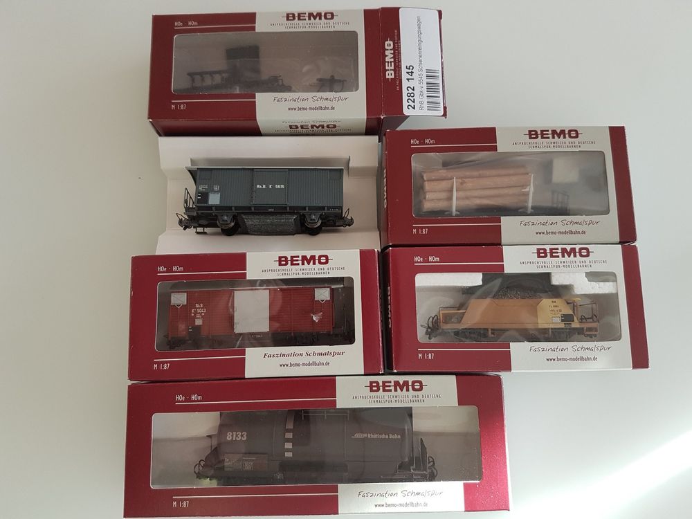 BEMO RhB Güterwagen Reinigungswagen Set3 Kaufen auf Ricardo