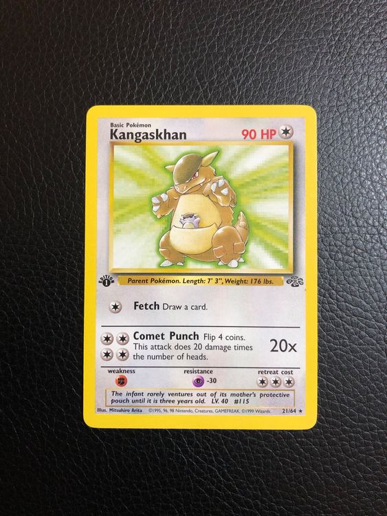 Jungle Kangaskhan Rare St Edition Ab Kaufen Auf Ricardo