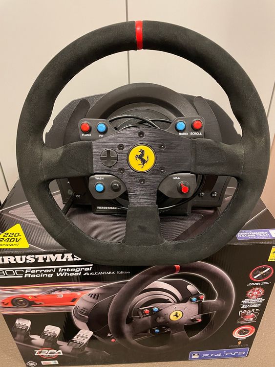 Thrustmaster T300 Ferrari Alcantara Lenkrad Und Pedale Kaufen Auf Ricardo