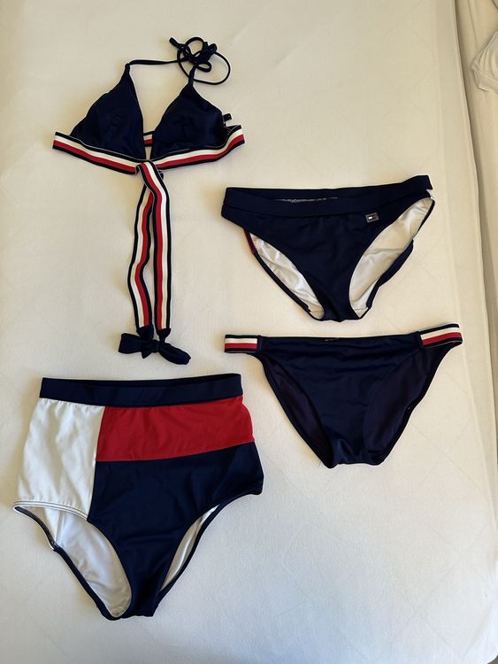Tommy Hilfiger Bikini vierteilig kaum getragen Neu gemäss