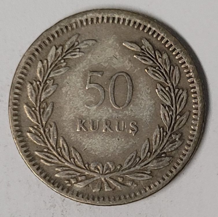 50 KURUŞ TÜRKEI 1947 SILBER Kaufen auf Ricardo