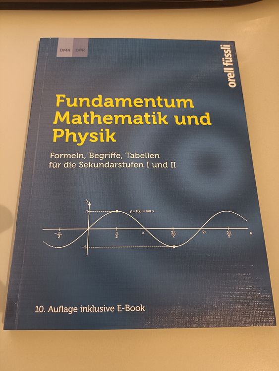 Fundamentum Mathematik Und Physik 10 Auflage Kaufen Auf Ricardo