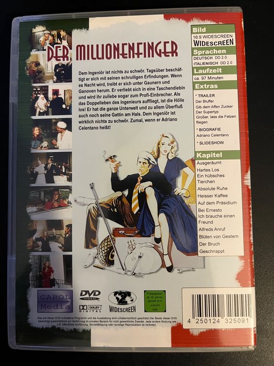 Der Millionenfinger Dvd Adriano Celentano Kaufen Auf Ricardo