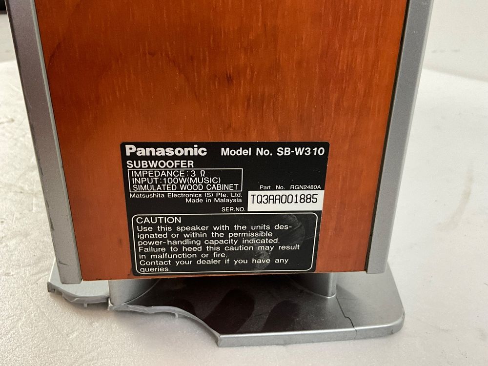 Panasonic Sb W Subwoofer Passiv Kaufen Auf Ricardo