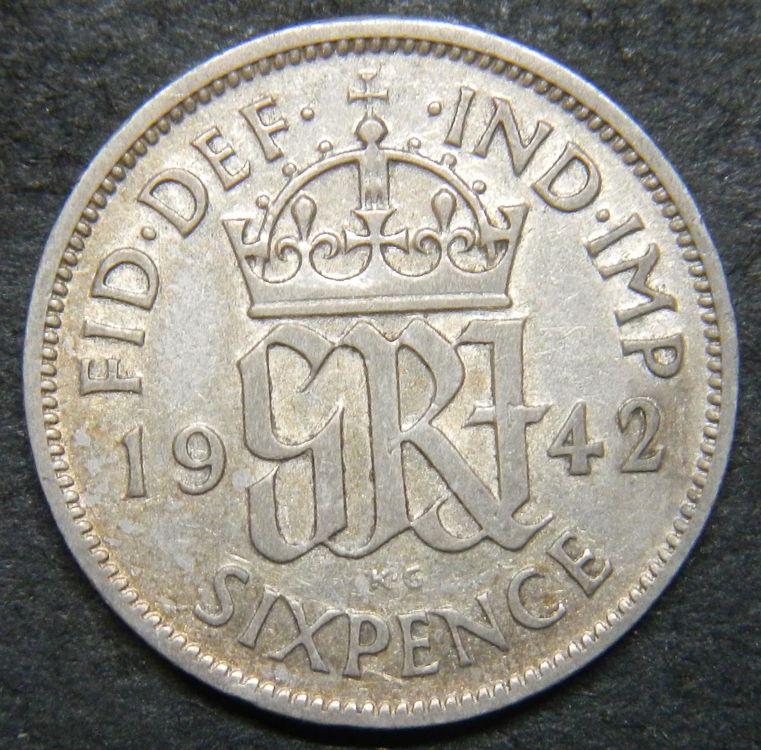 Great Britain Sixpence 1942 500 SILBER Kaufen Auf Ricardo