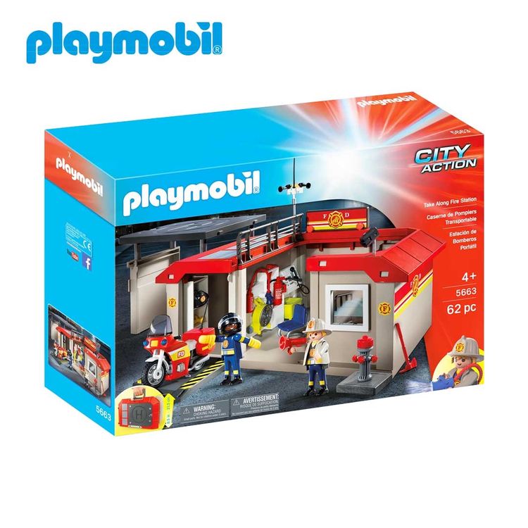 Playmobil Feuerwehrstation 5663 Kaufen Auf Ricardo