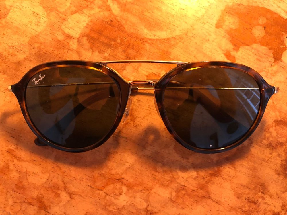 Original RAYBAN Sonnenbrille mit brauner Lederhülle Kaufen auf Ricardo