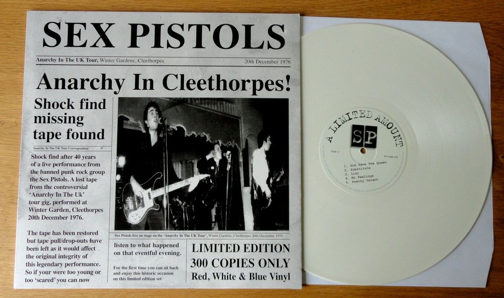 LP SEX PISTOLS Anarchy In Cleethorpes LIMITED White Vinyl Gebraucht