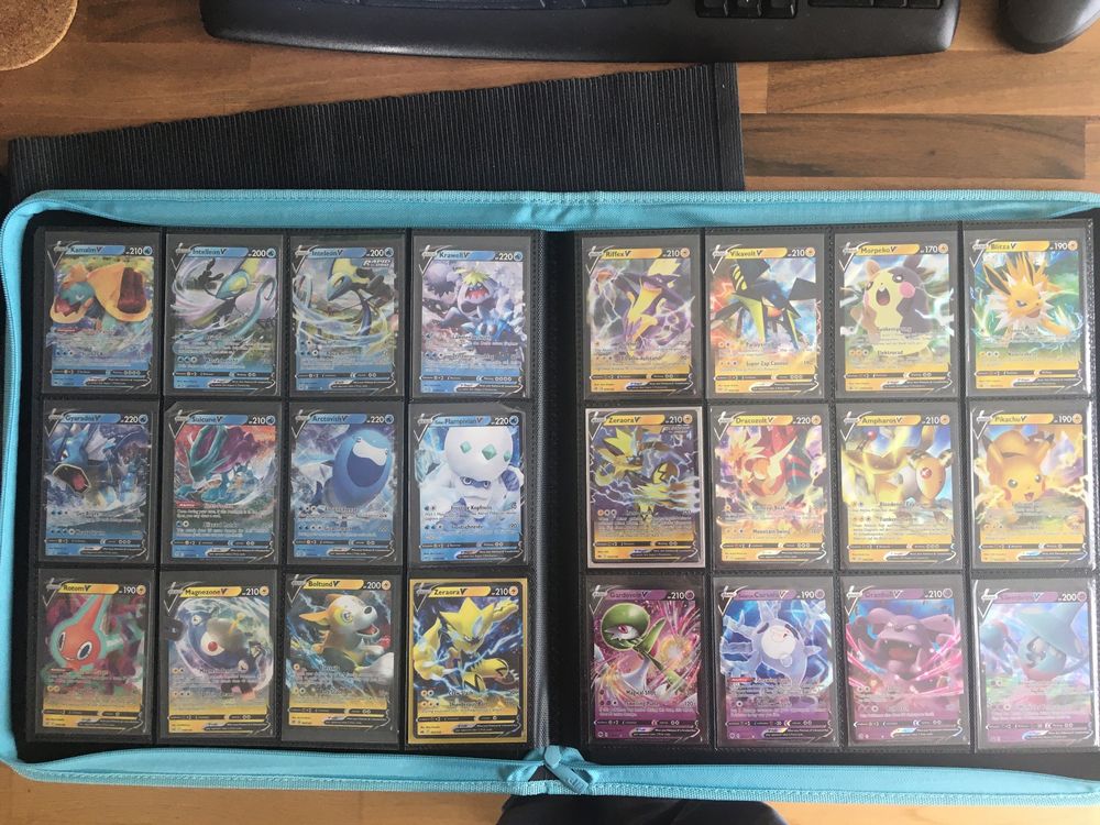 Pokemon Xxl Sammlung V Vmax Karten Inkl Glurak Pikachu Kaufen