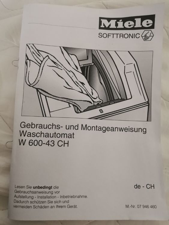 Waschmaschine Toplader Miele Softtronic W Ch Kaufen Auf Ricardo