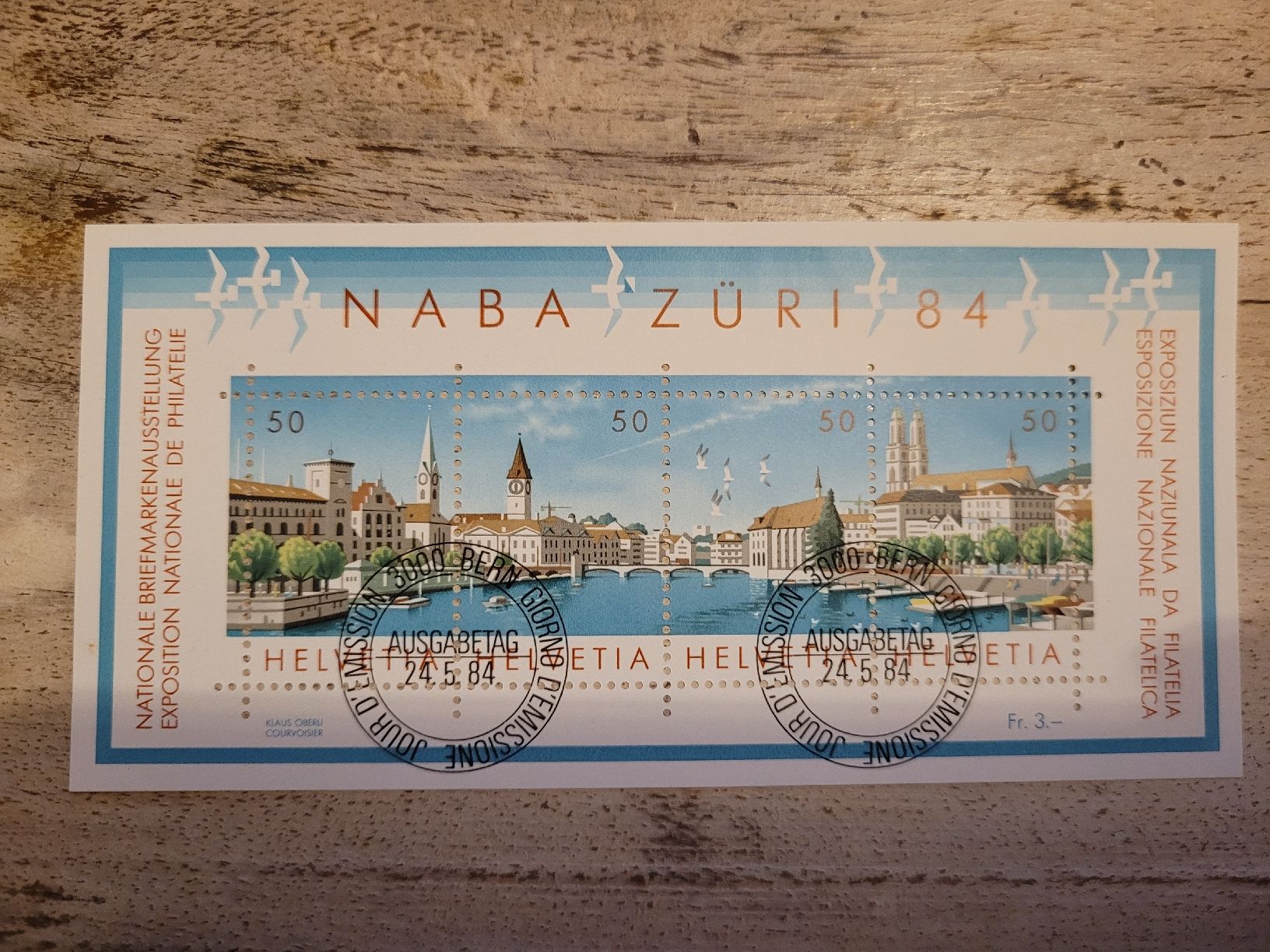 Nationale Briefmarkenausstellung NABA Züri 84 Zürich Kaufen auf Ricardo