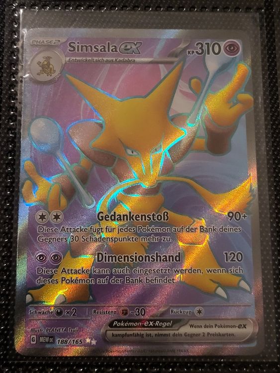 Pokemon Simsala Ex Neu Kaufen Auf Ricardo