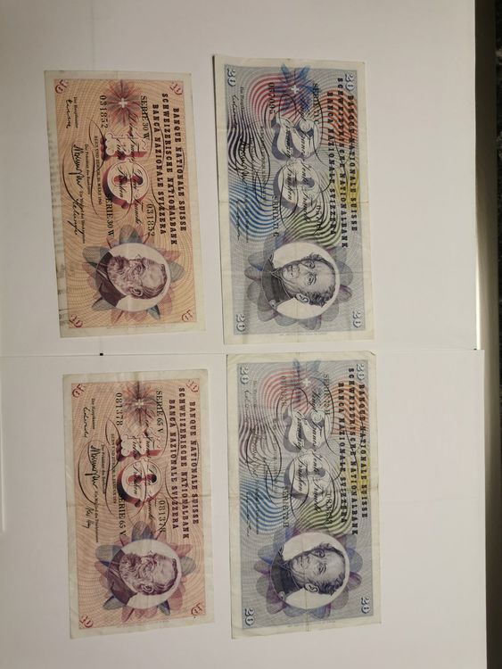 Schweizer Banknoten Kaufen Auf Ricardo