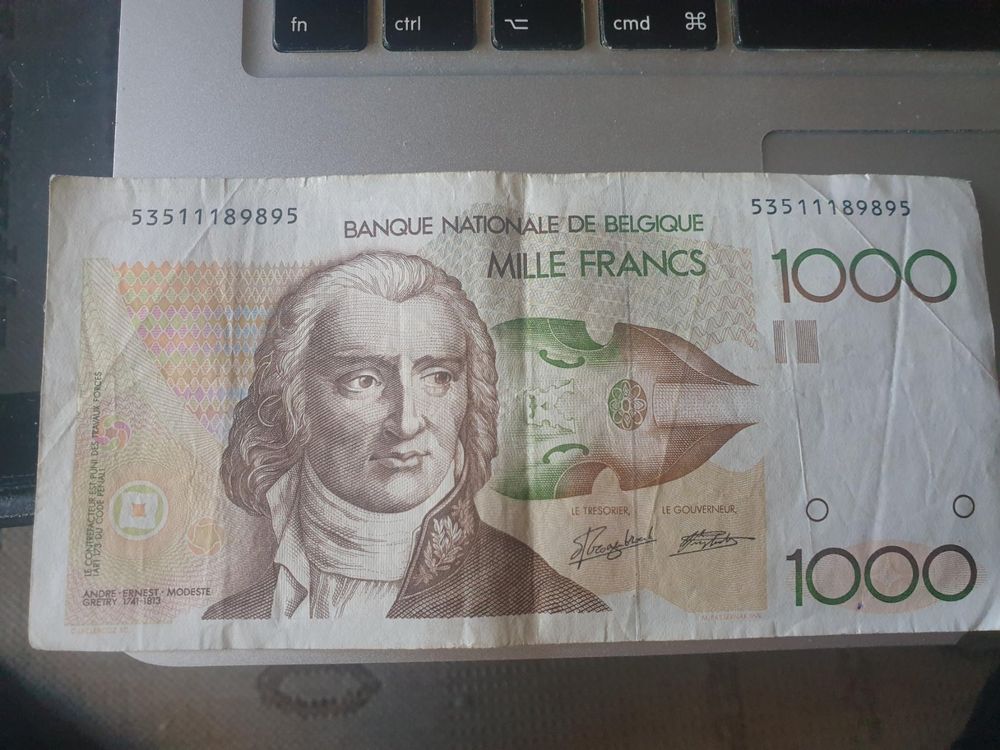 Banknote Belgien 1000 Francs Kaufen Auf Ricardo