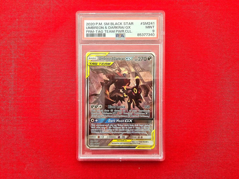 Umbreon Darkrai Gx Sm Promo Tag Team Psa Ab Chf Kaufen Auf