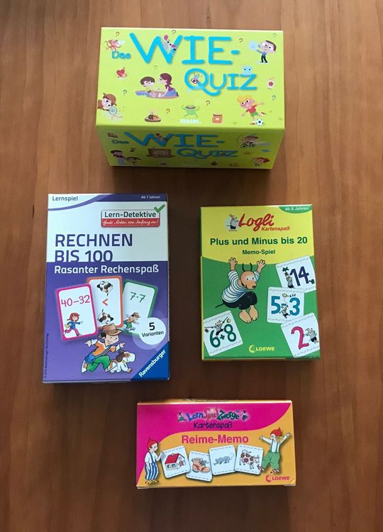 Kinderspiele Quiz Memo Rechnen Kaufen Auf Ricardo