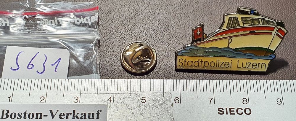 S Pin Stadtpolizei Luzern Seepolizei Polizei Schiff Kaufen Auf