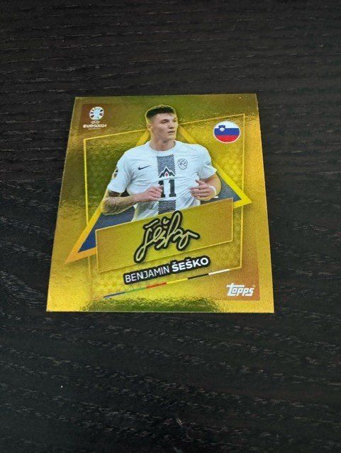 Topps Euro 2024 Sesko SVN SP Gold Acheter Sur Ricardo