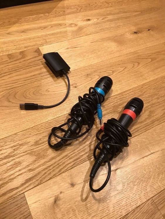 2x Singstar Mikrofone Adapter für PS2 Kaufen auf Ricardo