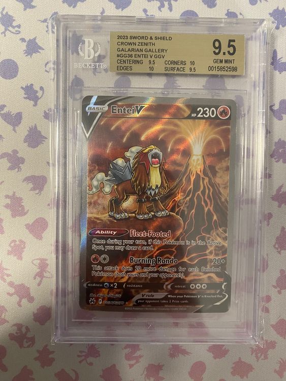 Pokemon GG36 Entei V Crown Zenith Galarian Gallery Kaufen Auf