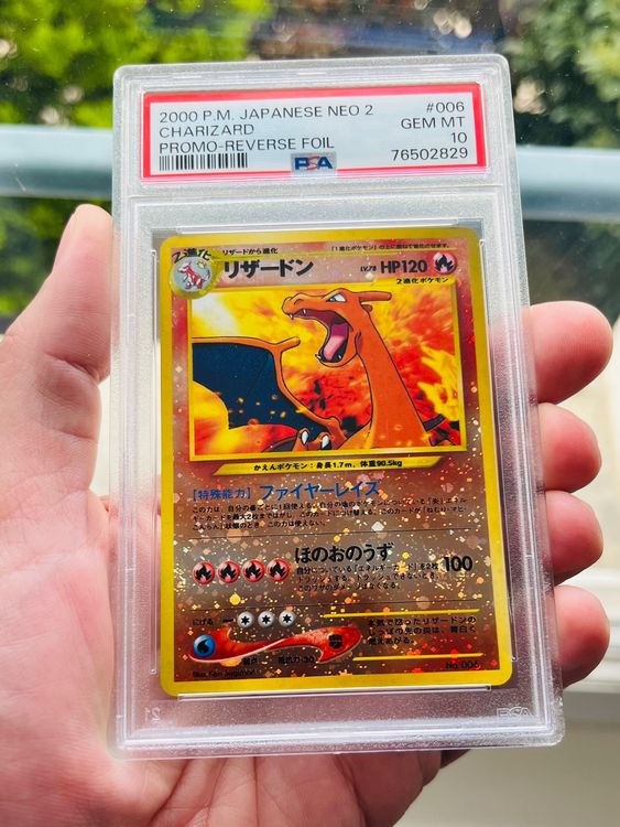 PSA 10 Charizard Rev Holo Dracaufeu Glurak Pokemon 2000 Kaufen Auf