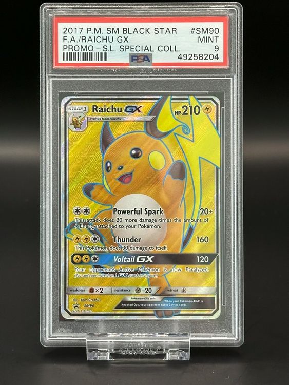 Pok Mon Psa Raichu Gx Sm Promo Shining Legends Kaufen Auf