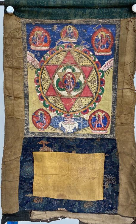 Alte Asiatische Thangka Gem Lde Kaufen Auf Ricardo