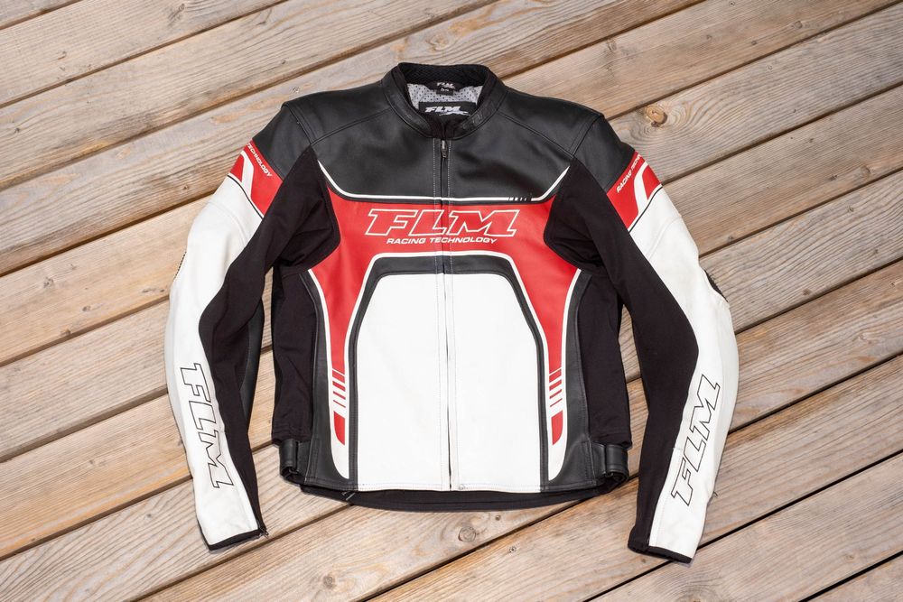 Flm Racing Technology Leder Motorradjacke T Veste Cuir Kaufen Auf