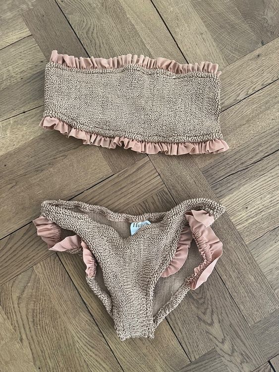 Hunza G Seerzucker Bikini In Beige Braun Kaufen Auf Ricardo