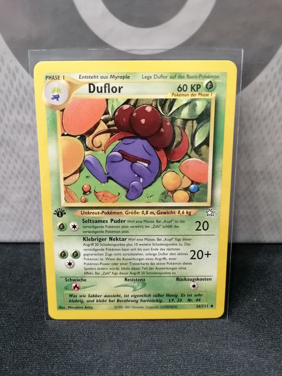 1 EDITION DUFLOR NEO GENESIS 2001 POKEMON KARTE Kaufen Auf Ricardo