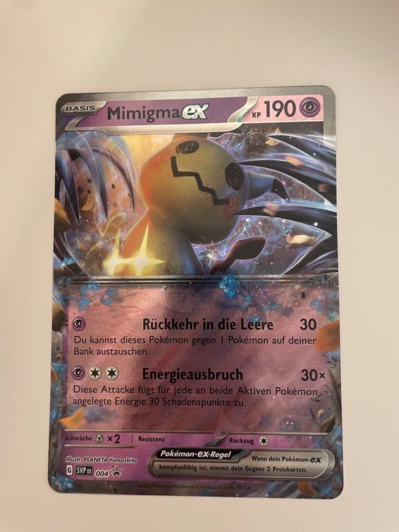 Pokemon XXL Jumbo Karte Mimigma EX Kaufen Auf Ricardo