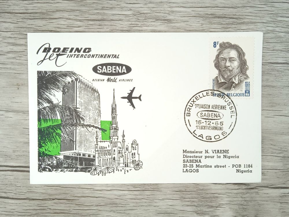 TR75 Enveloppe Timbre Belgique 1965 Theme Aviation Kaufen Auf Ricardo