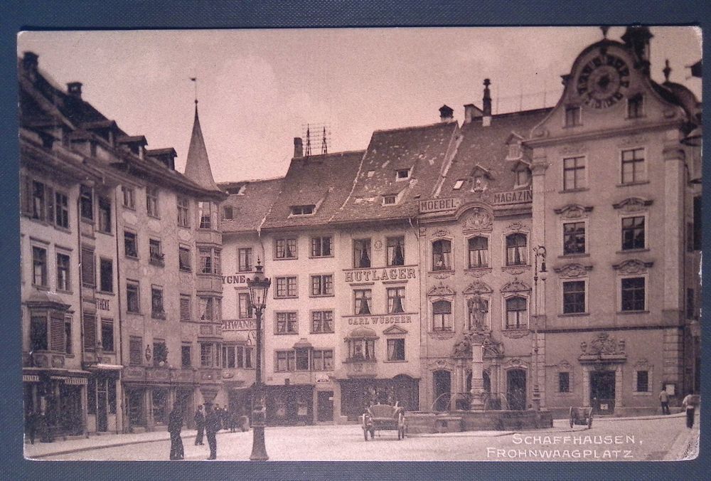 Ak Frohnwaagplatz Schaffhausen Ungel Kaufen Auf Ricardo